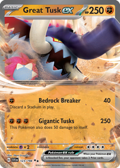 Great Tusk ex - 123/198