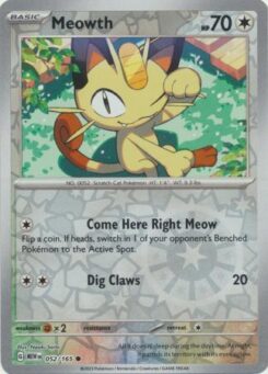Meowth Reverse - 052/165