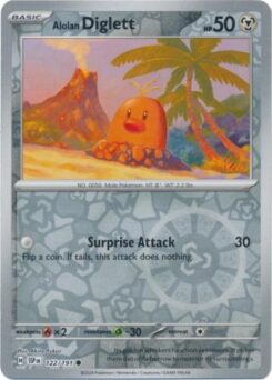 Alolan Diglett Reverse - 122/191