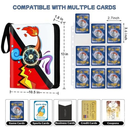 Folder Cartas TCG Pokemon 900 Cartas - Imagen 2