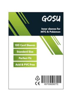 Fundas Protectoras Gozu TCG Pokemón (100 Uni)